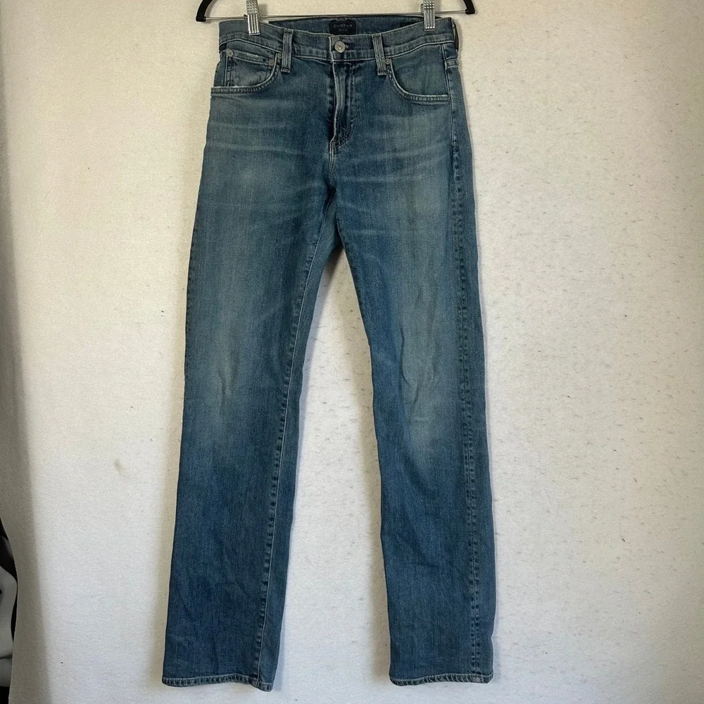 Citizens of Humanity Sid Straight Leg Jeans Blue Medium Wash 30 604P-357 Mens